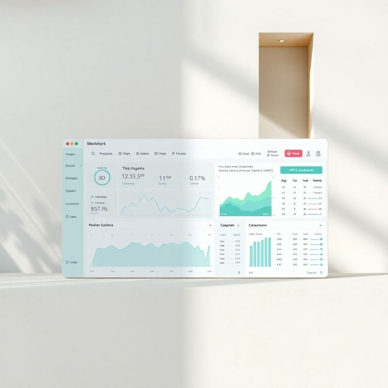 Dashboard SaaS minimalista mostrando gráficos de latência em tempo real